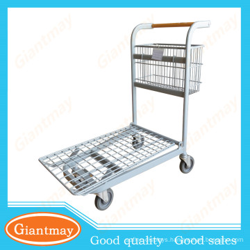 supermarket heavy duty strong and durable flat pack trolley